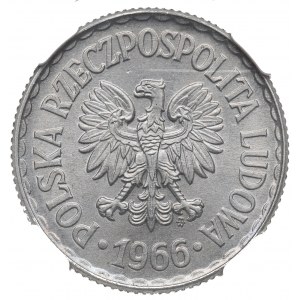 PRL, 1 zloty 1966 - NGC MS65