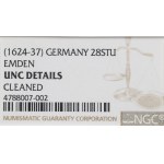 Niemcy, Dominium Jever, 28 stuber - NGC UNC Details