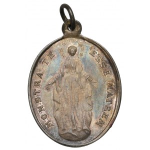 Frankreich, Medaille der Kongregation der Kinder Mariens - Silber