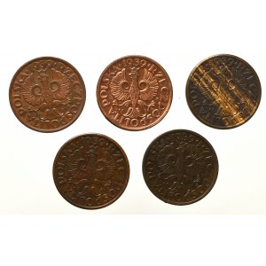 Second Republic, Set of 1 penny 1939