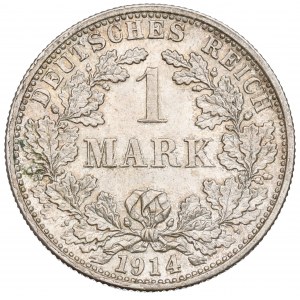 Germany, 1 mark 1914 F, Stuttgart