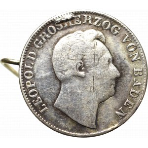 Germany, Badenia, 1/2 gulden 1847