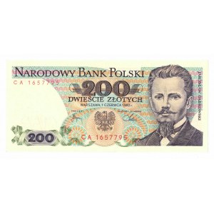 PRL, 200 złotych 1982 CA