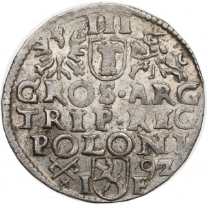 Sigismund III, 3 groschen 1592, Posen