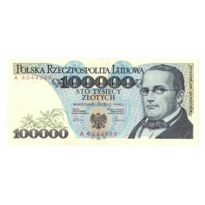 PRL, 100.000 złotych 1990 A