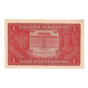 II RP, 1 marka polska 1919 I SERIA CD