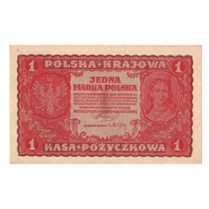 II RP, 1 marka polska 1919 I SERIA CD