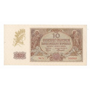 GG, 10 złotych 1940 - Ser. L