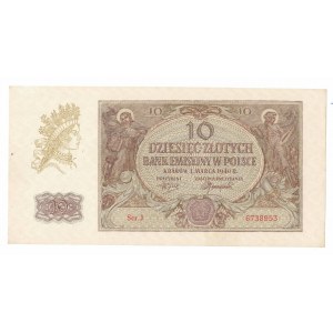 GG, 10 złotych 1940 Ser. J