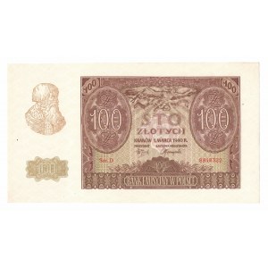 GG, 100 gold 1940 D
