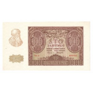 GG, 100 PLN 1940 D
