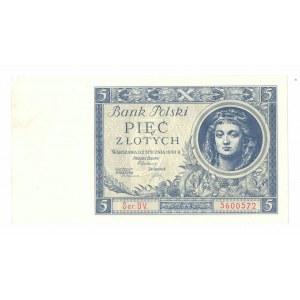 II RP, 5 gold 1930 DV