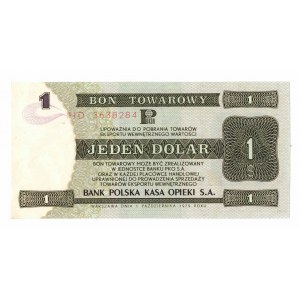 Pewex, Bon Towarowy, 1 dolar 1979 - HD
