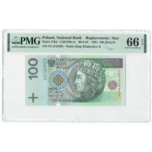 III RP, 100 złotych 1994 YD PMG 66 EPQ