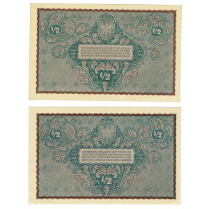 II RP, 1/2 Polish mark 1920