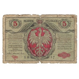 GG, 5 mkp 1916 B General ...Tickets