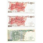 PRL, Zestaw banknotów 50-200 złotych