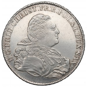 Sasko, Frederick Christian, Thaler 1763 Drážďany