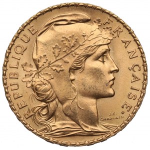 Francja, 20 franków 1910