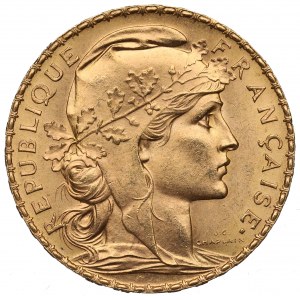 Francja, 20 franków 1908