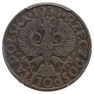 II Republic of Poland, 5 groschen 1934 - PCGS XF45