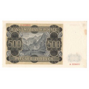 GG, 500 PLN 1940 A