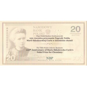 III RP, 20 złotych 2011, Maria Skłodowska-Curie