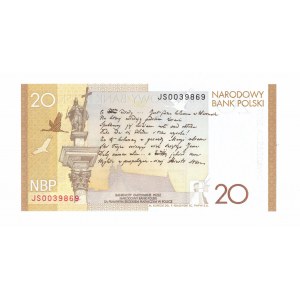 III RP, 20 PLN 2009 - Juliusz Słowacki