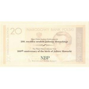 III RP, 20 PLN 2009 - Juliusz Słowacki