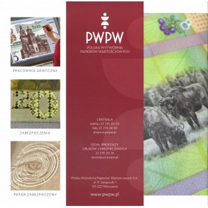 PWPW, Polskie Żubry 2019 - komplet POTĘGA PODŁOŻA z folderem - 9 szt