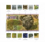 PWPW, Polish Bison 2019 - set POTENTIAL OF THE FIELD with folder - 9 pcs.