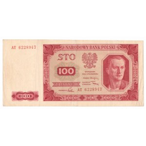 PRL, 100 złotych 1948 AT