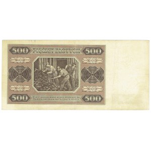 PRL, 500 złotych 1948 AN