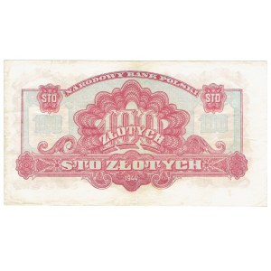 PRL, 100 złotych 1944 , ...obowiązkowe... BY