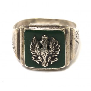 People's Republic of Poland, Patriotic signet ring with eagle