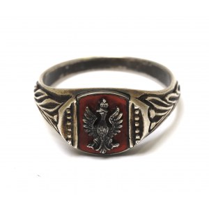 Poland, Patriotic signet ring with eagle