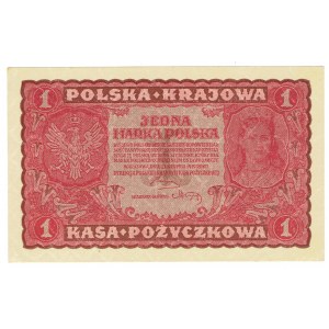 II Rzeczpospolita, 1 Polish mark 1919 I SERJA EK