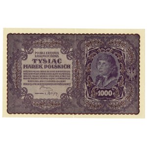II RP, 1000 poľských mariek 1919 I SÉRIA DM