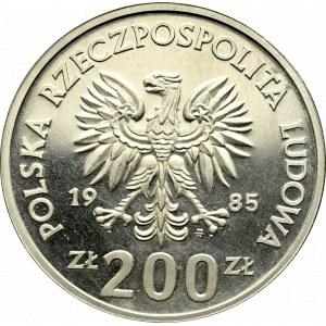 Peoples Republic of Poland, 200 zloty 1985 - Próba Ni