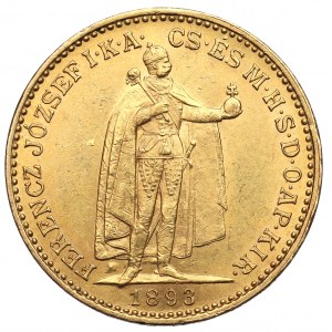 Hungary, Franz Joseph, 20 crowns 1893