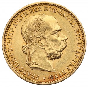 Rakúsko, František Jozef I., 10 korún 1896