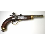 France, Cavalry pistol 1822 Bis singleshot