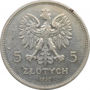 II RP, 5 złotych 1930 Sztandar - NIEOPISANY