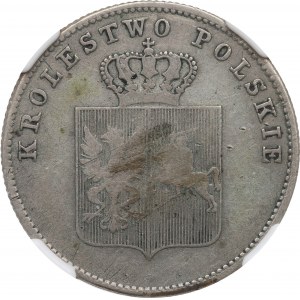 November Uprising, 2 zloty 1831 - NGC VF30