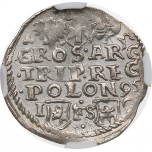 Žigmund III Vasa, Trojak 1595, Bydgoszcz - NGC UNC Podrobnosti