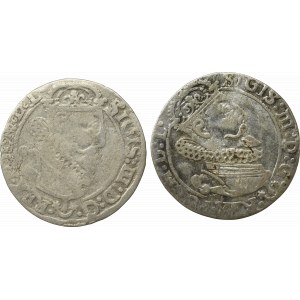 Sigismund III, Lot of 6 groschen (2 pcs)