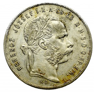 Hungary, Franz Joseph, 1 forint 1879, Kremnitz