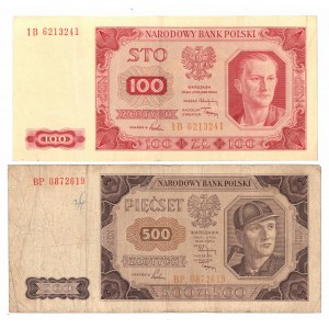 People's Republic of Poland, 1948 vintage banknote set