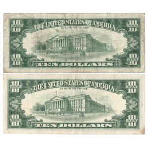 USA, Zestaw 2 x 10 dolarów 1969
