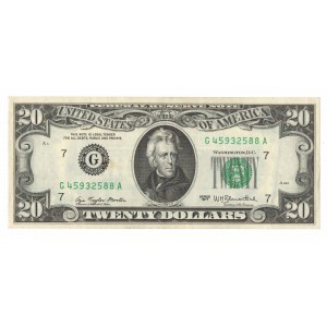 USA, $20 1977